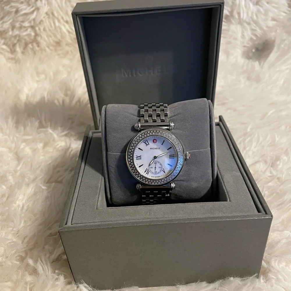 Michele Caber Diamond Womens Watch